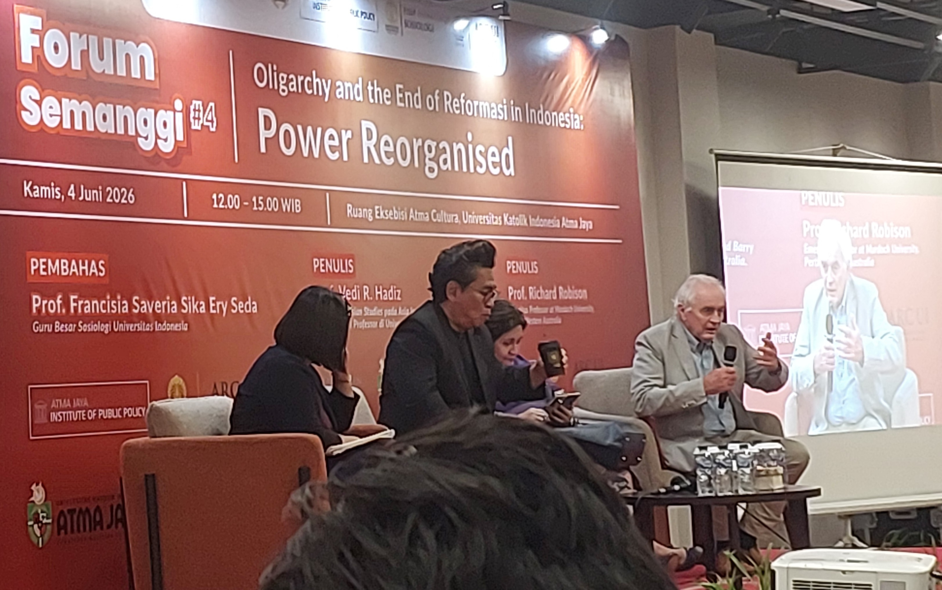 Prof. Vedi Hadiz: Jangan Berharap Reformasi 1998 Terulang