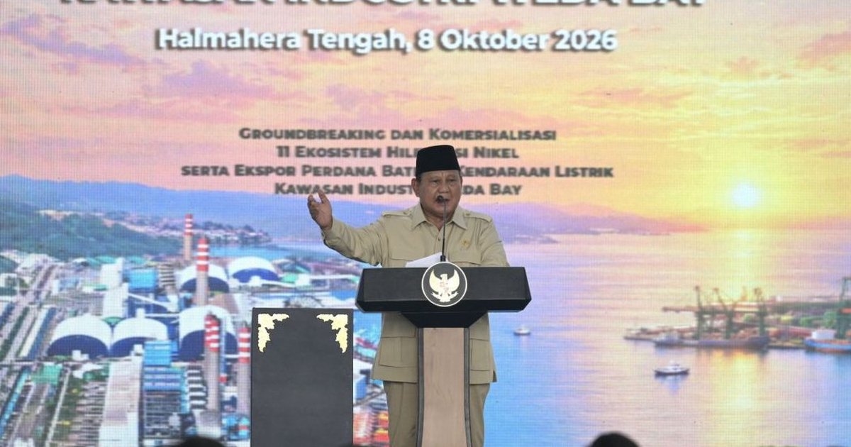 Presiden Prabowo Sebut IWIP Halmahera Serap 100 Ribu Tenaga Kerja