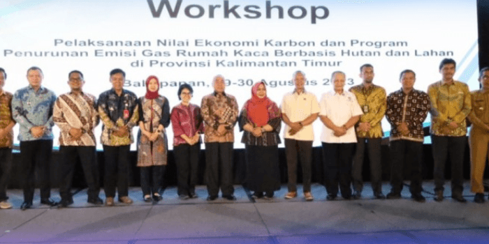 Workshop Penurunan Emisi Gas Rumah Kaca Berbasis Hutan Dan Lahan Provinsi Kaltim.