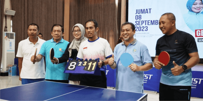 Silaturahmi Lewat Olahraga, Wagub dan Sekda Berlaga Bersama Instansi Vertikal