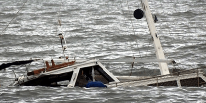 Kapal pengangkut CPO telah tenggelam di Sungai Mahakam.