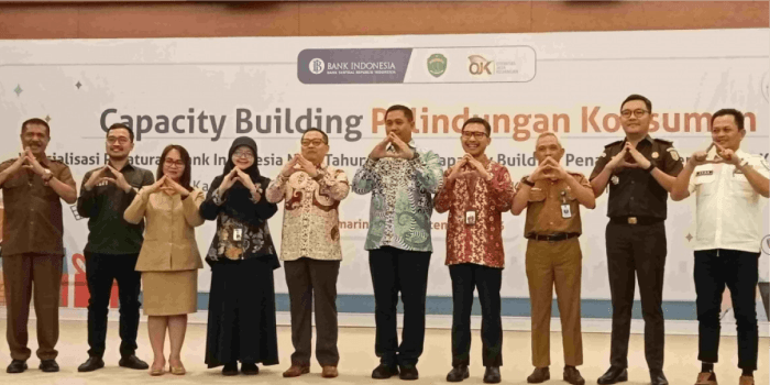 Memperkuat perlindungan konsumen, BI Kaltim menyelenggarakan sosialisasi dan peningkatan kapasitas lembaga keu