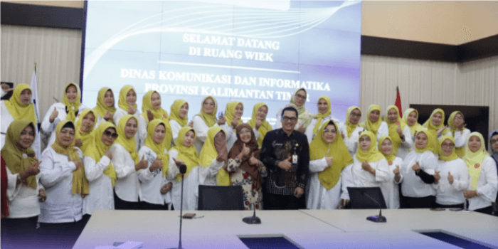 Diskominfo Kaltim menyelenggarakan pelatihan teknologi informasi dan komunikasi yang diikuti oleh anggota Wani