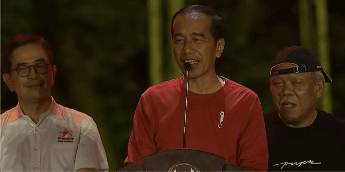 Presiden mengucapkan terima kasih atas dedikasi para pekerja konstruksi IKN Nusantara