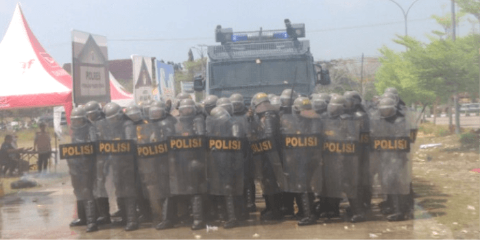 Polres Penajam Gelar Simulasi Strategi Pengamanan Pemilu 2024