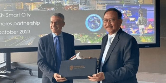 Membangun kerjasama Infrastruktur Teknologi di IKN mewujudkan Smart City.