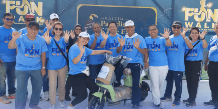 Fun Walk Paradise of The East 2023: Bank Indonesia Kaltim Mengajak Warga Menikmati Kebahagiaan Bersama