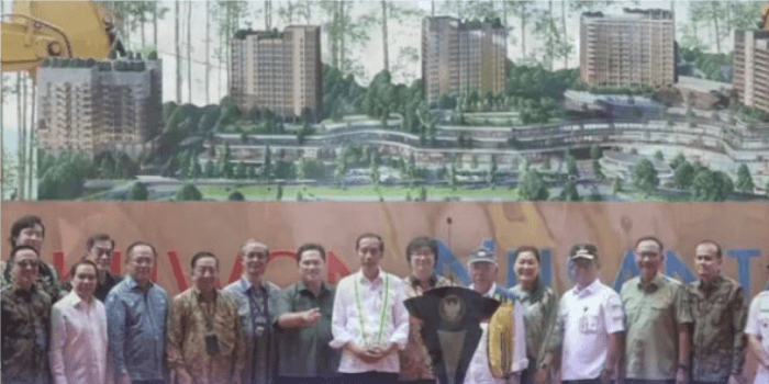 Proyek Superblok Modern Dengan Alam Asri di IKN
