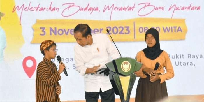Jokowi Ajak Masyarakat IKN Bangun Harmoni Budaya dan Pembangunan Bersama