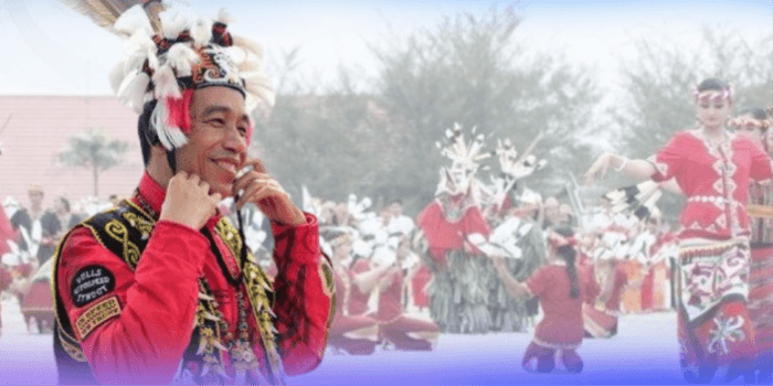 Jokowi Hadiri Dua Festival Budaya di Kalimantan Timur