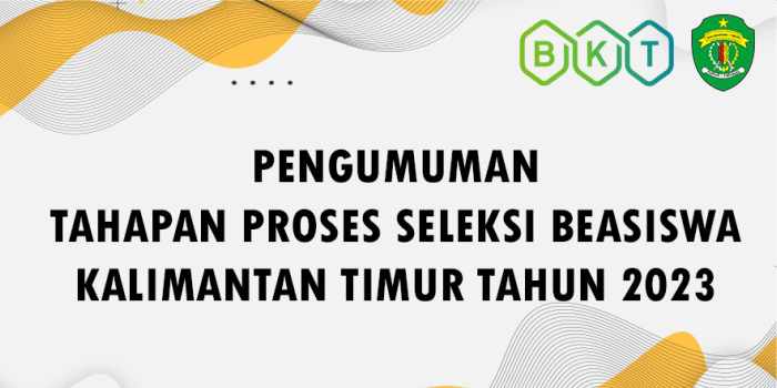 Pengumuman Hasil Seleksi Beasiswa Kaltim Tahap II 2023 Telah Dirilis! Cek Ketentuan dan Aturan Pengaduan