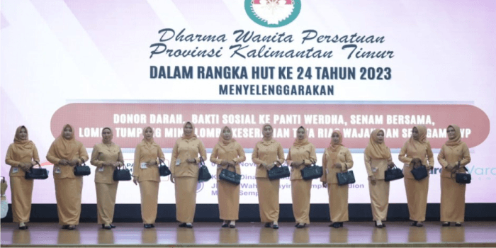 Peringati HUT ke-24, DWP Kaltim Gelar Lomba Tumpeng Mini dan Tata Rias Wajah