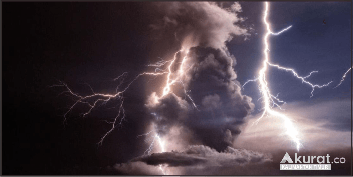 Peringatan BMKG: Lima Kabupaten di Kaltim Berpotensi Dilanda Hujan Petir dan Angin Kencang, Warga Diminta Waspada