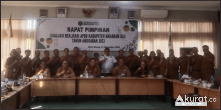 Pemkab Mahakam Ulu Gelar Rapat Pimpinan Evaluasi Realisasi Anggaran APBD 2023