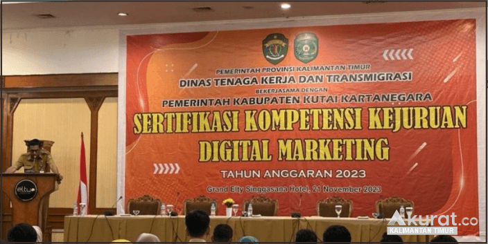 Pemerintah Kaltim Maksimalkan Kompetensi SDM Lewat Sertifikasi Digital Marketing
