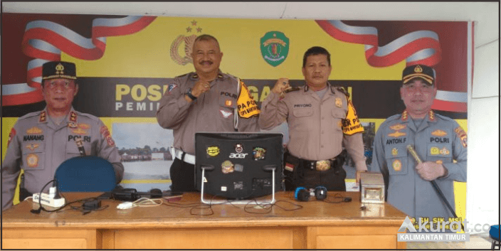 Polisi Siaga 24 Jam di Kantor KPU Balikpapan: Menjaga Lancarnya Pemilihan Umum