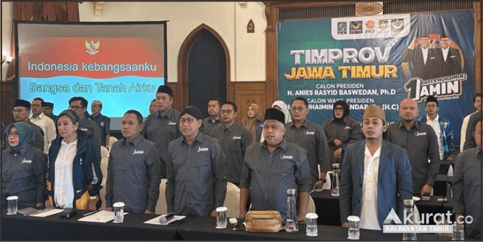 Resmi! Struktur Timprov AMIN Jatim Siap Tempur di Pilpres 2024 dengan 84 Nama di Barisan