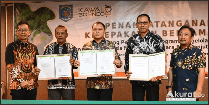 Bupati Paser dan Kawal Borneo Community Foundation Jalin Kerjasama Pengelolaan Sumber Daya Alam
