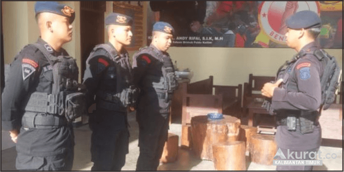 Detasemen Gegana Sat Brimob Polda Kaltim Siaga Intensif Jelang Pemilu 2024: Keamanan Demi Ketenangan Demokrasi