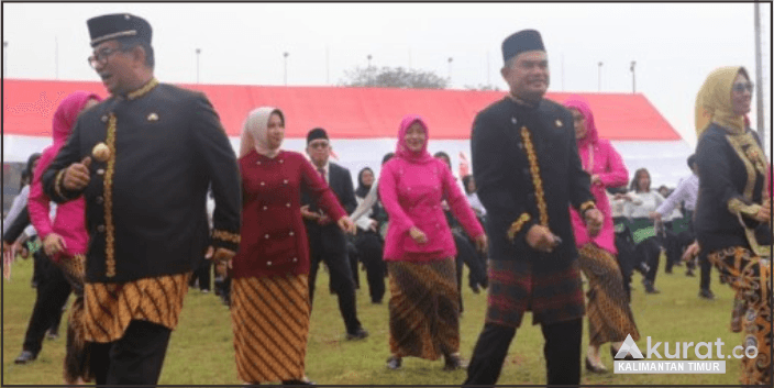 Semarak Tari Jepen Massal: Kalimantan Timur Rayakan HUT ke-67 dengan Antusiasme Luar Biasa