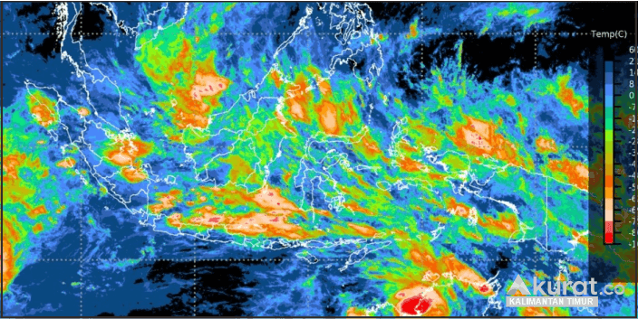 Update Cuaca Kaltim: Pemantauan Satelit dan Radar Ungkap Prediksi Cuaca Berawan hingga Hujan Lebat