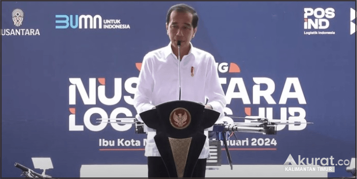 Presiden Jokowi Resmikan Nusantara Logistic Hub and Services di Ibu Kota Nusantara, Dorong Efisiensi Logistik Nasional