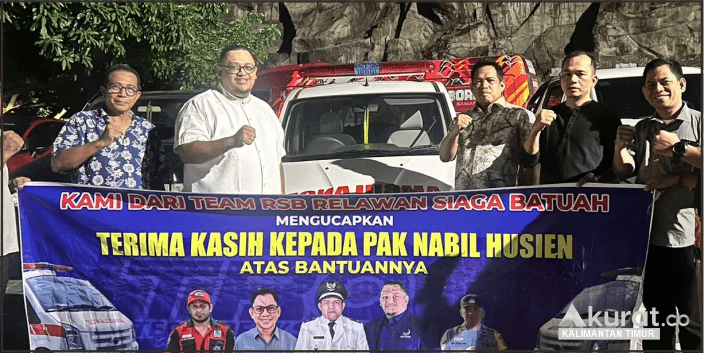 Nabil Husien Menggerakkan Bantuan Kemanusiaan: Penyerahan Ambulans untuk Desa Batuah, Kutai Kartanegara